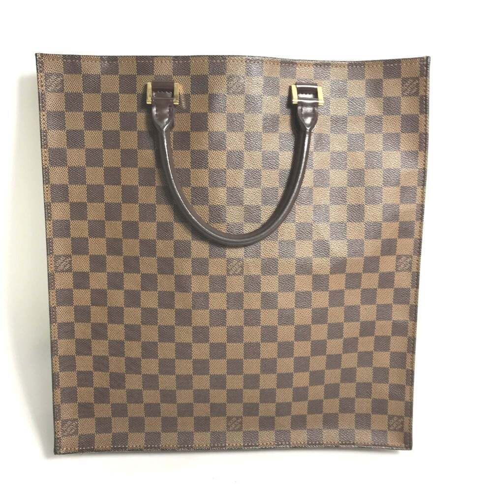 LOUIS VUITTON Brown Damier Canvas Tote Bag - Picture 4 of 12